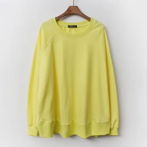 아이우먼 오버가오리면맨투맨티 GRC599M102 빅사이즈