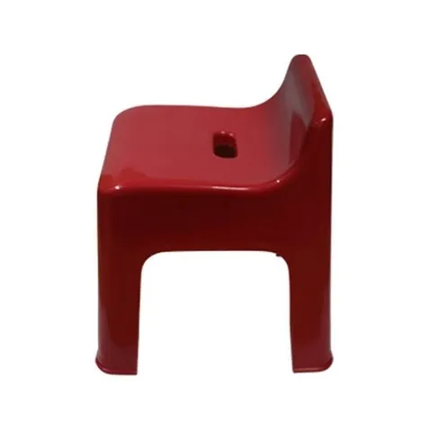 플라스틱 욕실 의자 적색 간이의자 휴대용의자 사각의자 화장실의자