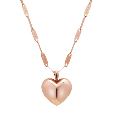 [새미쥬얼리] 14k 뮤즈하트 통통 체인 목걸이 중