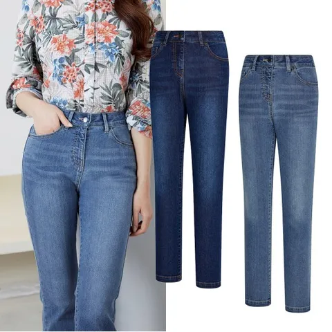 BTR 여성 골프웨어 봄 캐주얼 데님바지 위키W(S)(여) BSP9116W