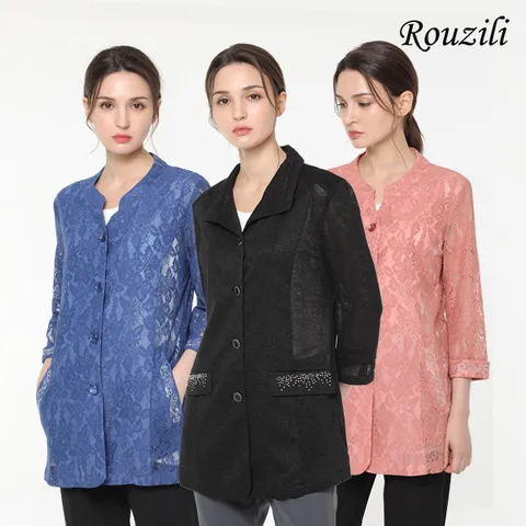 [하프클럽/마르조]델루나 시스루 재킷