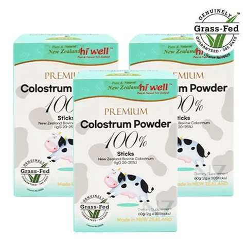 [해외직구] 하이웰 프리미엄 초유파우더 스틱 60g 3개