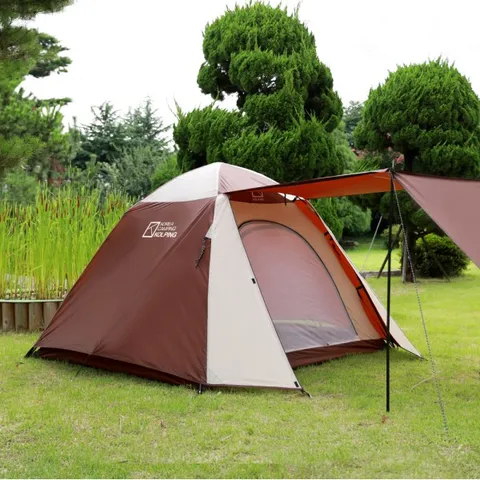 [하프클럽/콜핑]콜핑 사계절 5인용 오토텐트 오토 칸 KFN2207U