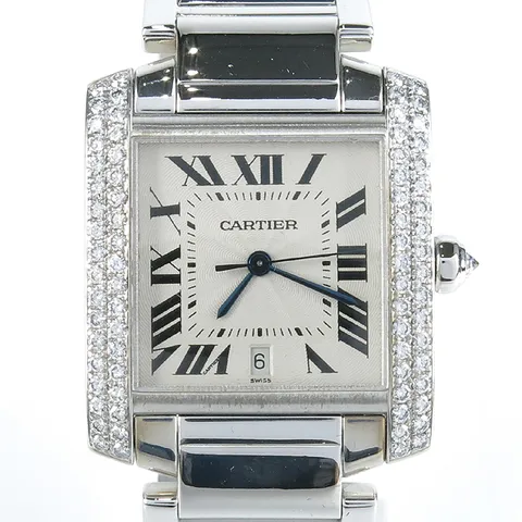 고이비토 중고명품 - 까르띠에 탱크 다이아 금통 시계 남성 라지 - K3241C