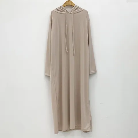 여성의류 무지골지후드원피스 ZYC764M102 빅사이즈