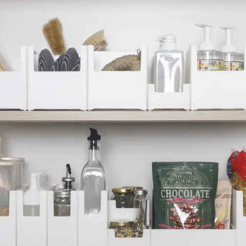 모노플랫 펜트리 정리함 슬림 소 펜트리수납함 리빙박스 다용도보관함