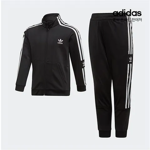 아디다스 키즈 락업 트랙수트 FM5634