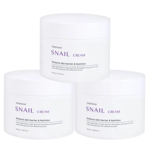 3개  인텐시브 스네일 크림 100ml/수분크림 장벽강화 주름개선 고보습