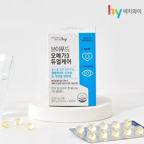 브이푸드 알티지 오메가3 듀얼케어 1박스