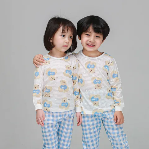 아동 쟈가드긴팔 실내복