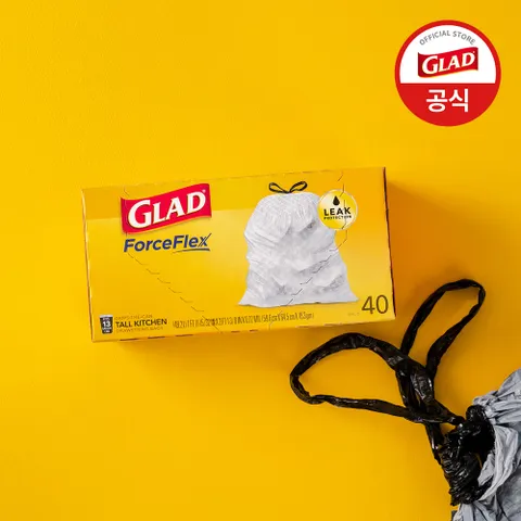 글래드 쓰레기봉투 빅트래시백 재활용봉투 40매입