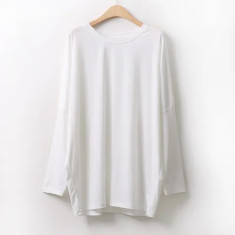 아이우먼 가오리핏긴팔여름티 WWA131M103 빅사이즈