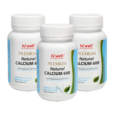 [해외직구]  프리미엄 네츄럴 칼슘 600 120캡슐 3개
