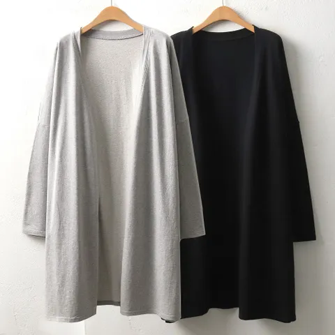 위쉬몰 WW 쮸리오픈롱가디건7226H101 빅사이즈