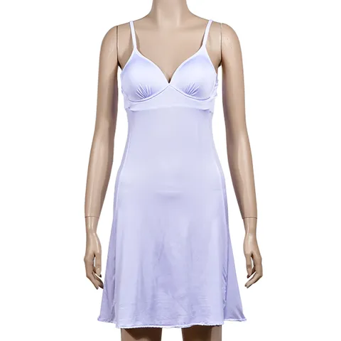 [하프클럽/소곳]부드러운 촉감 인견 롱끈원피스