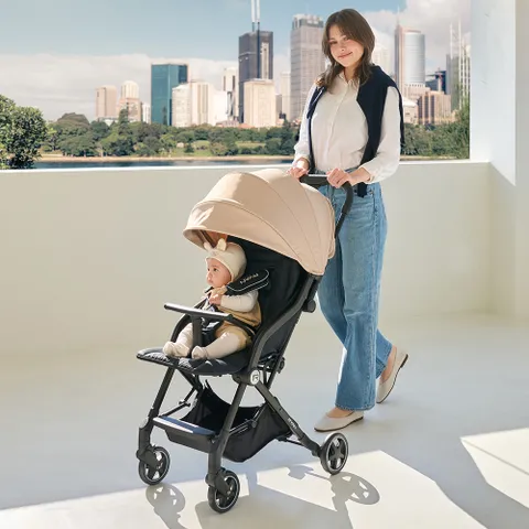 그램플러스 기내반입형 휴대용 유모차 + 유모차정리함,모기장