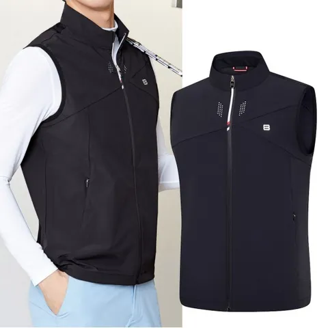 BTR 골프 남성 여름 프리미엄 펀칭 조끼 런키남 BSV7836M