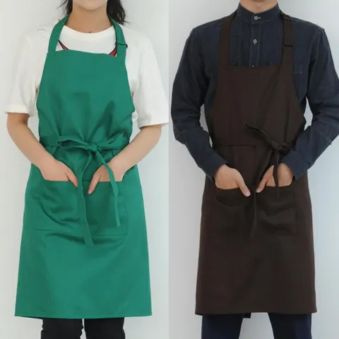 목걸이형 어깨앞치마 바리스타 카페 쉐프 앞치마