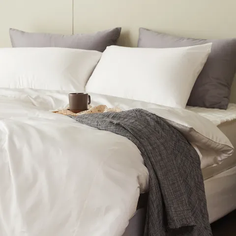 에스데코 60수사틴 순면 이불패드세트 호텔침구SK슈퍼킹 화이트