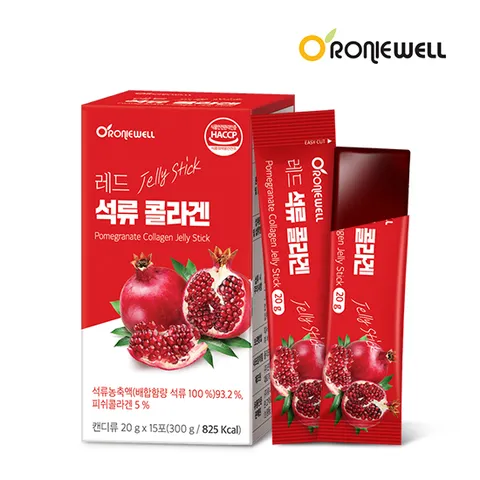 로니웰 레드 석류 콜라겐 젤리 스틱 20g × 15포 1개