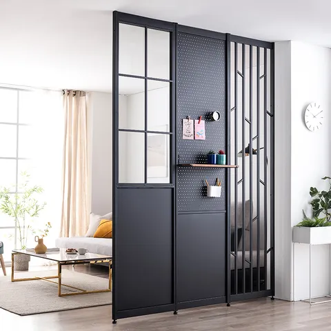 듀크 인테리어 가벽 철제파티션 2200~2400 [블랙/화이트 36종]