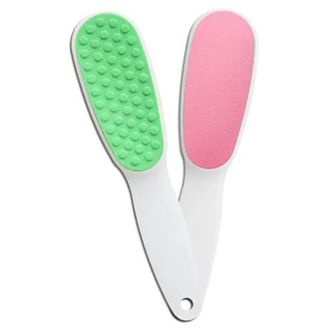 핑크그린 양면 풋파일 발각질제거기 풋케어 아기발만들기