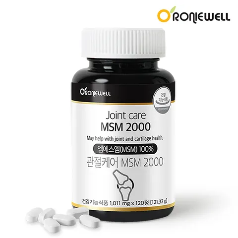 로니웰 관절케어 MSM 2000 1,011.5mg 120정 2개월분