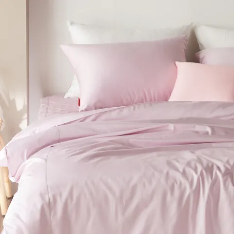 에스데코 60수사틴 순면 이불커버베개세트 LK라지킹 핑크