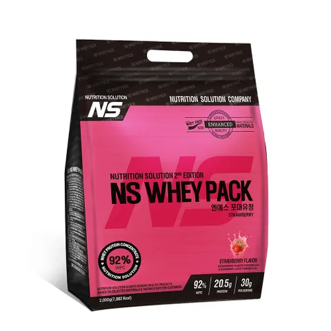 NS 포대유청 WPC 딸기맛 1팩 2kg