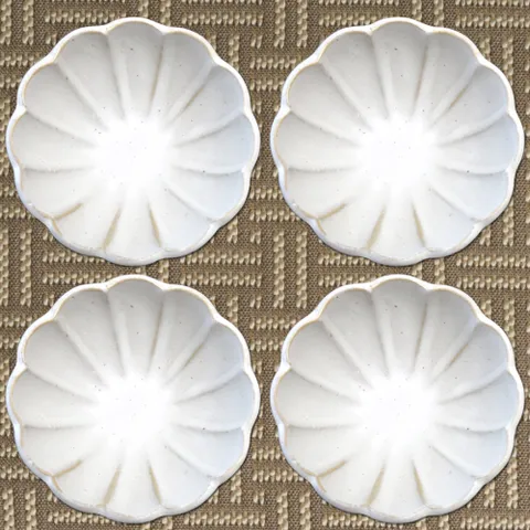 시노키 찬기 10cm 4p세트 튼튼한 고급 도자기 그릇세트