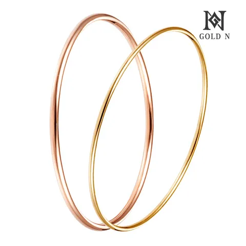 14K/18K 심플이지 뱅글 팔찌 소/대