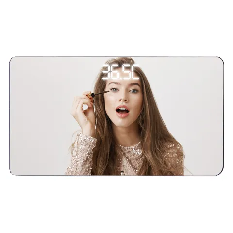 미니멀사이즈 스마트 LED 디지털 강화유리미러 온도체중계