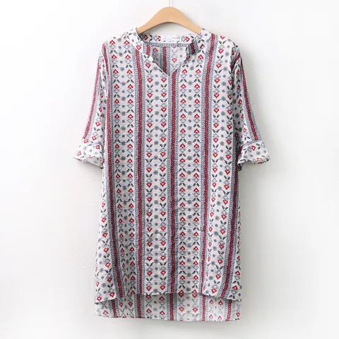 아이우먼 에스닉아사블라우스 IRA031M104 빅사이즈