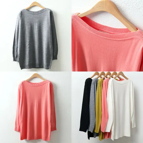 나야홍 RM 보트넥루즈니트 4750H103 여성 큰옷