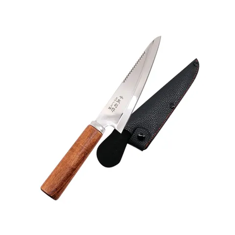 kimspp 고급 사시미칼(중) 칼집포함 낚시칼 사시미 생선 회칼 사시미칼 낚시칼 식도 주방칼