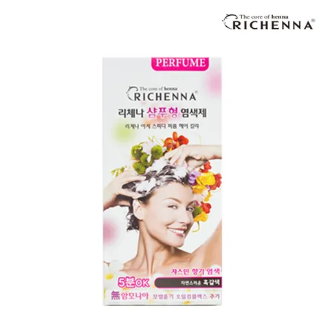 리체나 샴푸형 퍼퓸 염색제 1박스