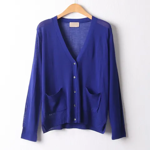 아이우먼 썸머포켓니트가디건 RMD271M104 빅사이즈