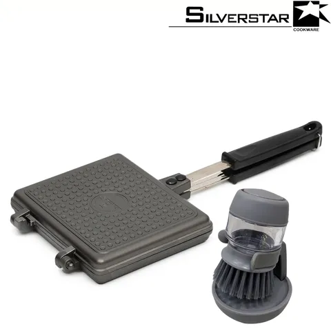 실버스타 오아이씨 인덕션IH 와플메이커 2pA/와플팬+세척솔