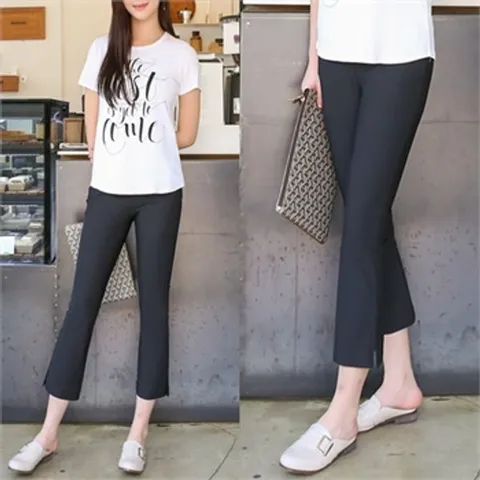 [하프클럽/크로벨디]아이스 엣지핏 슬릿 8부 부츠컷