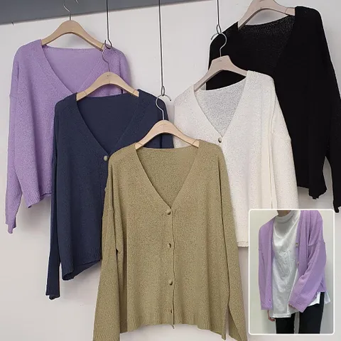 클라라썸머쿨가디건 21D423V 빅사이즈 여성의류