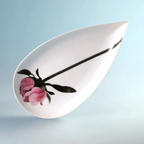 행남자기 포유 물방울 접시 1p