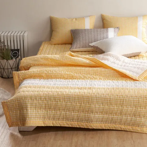 [더와이] 레나 알러지케어 시어서커 여름 이불 베개세트 Q