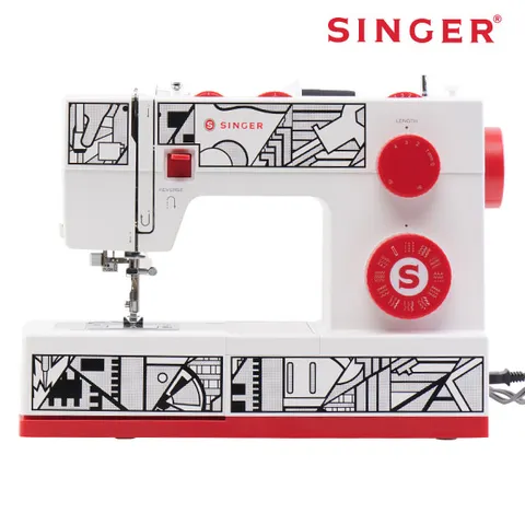 가정용미싱기 오버룩  코스플레이 6355M 준공업용 미싱 4432 재봉틀[확장판+노루발 15종 세트+매트]