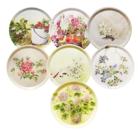 [모나스베드] 자작나무 원형트레이 대