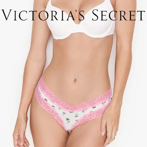 빅토리아시크릿 COTTON 레이스 치키팬티 393-012 R6E