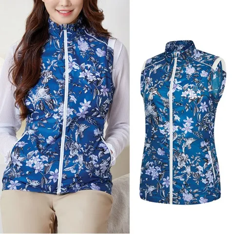 BTR 골프 여성 여름 셔링 조끼 플립(여) BSV7838W