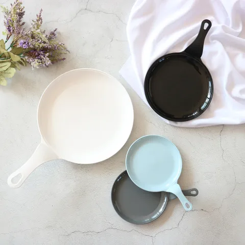 손잡이 팬 접시 3종세트 전자렌지용기 앞접시 접시세트