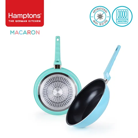 항균 마카롱 인덕션 후라이팬 2종세트-26+궁중팬28