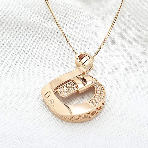 [현골드앤실버] 18k 럭셔리 이니셜 스퀘어 금 팬던트