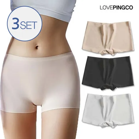 자체제작 노라인 슬림 네모네모팬티 6컬러 3개set 사각 네모 팬티